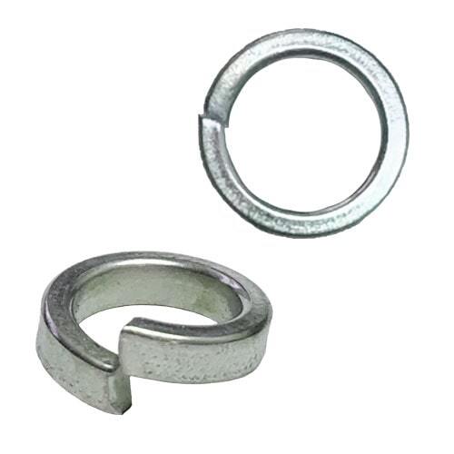 HCLW516ZP 5/16" Hi-Collar Split Lock Washer, Med. Carbon, Zinc